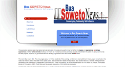 Desktop Screenshot of buasowetonews.co.za